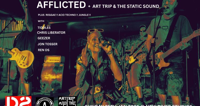 DOGSHITE + AFFLICTED + ART TRIP AND THE STATIC SOUND at New River Studios