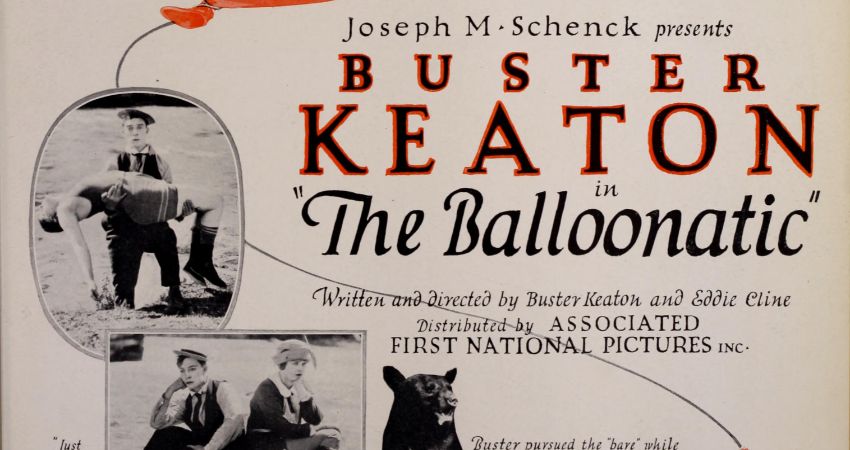 Buster Keaton THE BALLOONATIC and SHERLOCK HOLMES the DYING DETECTIVE