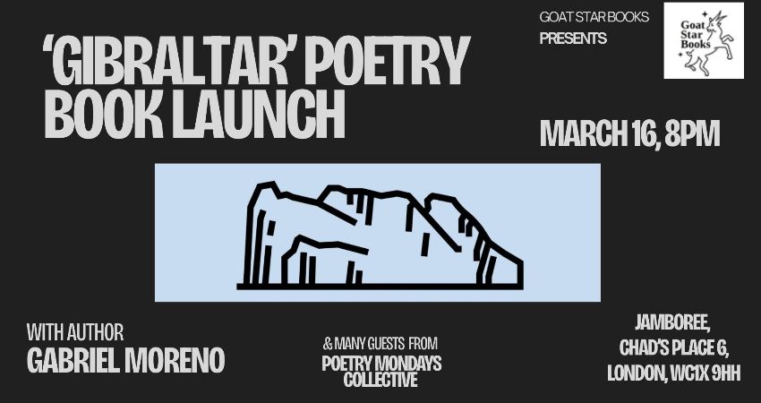 Poetry Mondays -Gabriel Moreno's launch of new poetry book- 