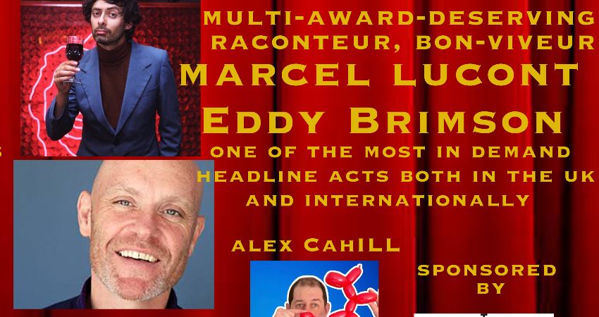 LEEK COMEDY CLUB HEADLINERS MARCEL LUCONT- EDDY BRIMSON 