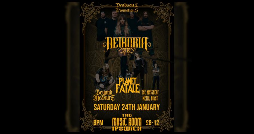 AETHORIA + PLANET FATALE - LIVE AT THE MUSIC ROOM - IPSWICH 