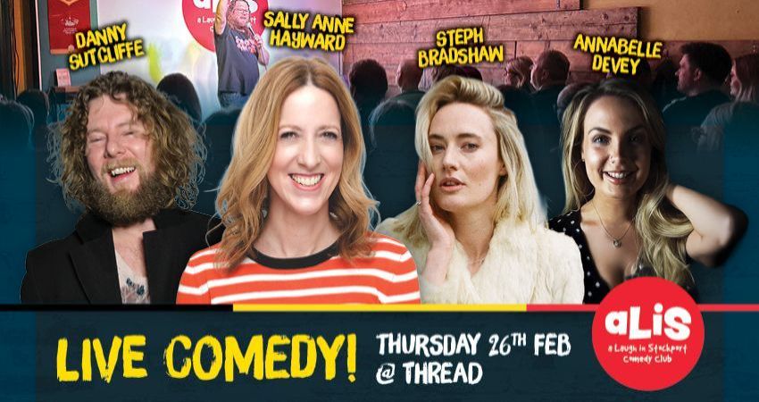 A Laugh In Stockport Comedy Club – Thurs 26 February