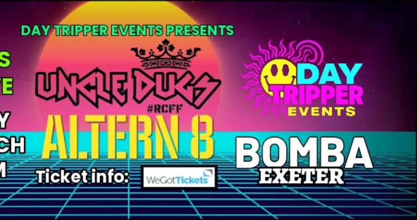 Day Tripper Events - Uncle Dugs & Altern 8 - Over 30s Day Rave 