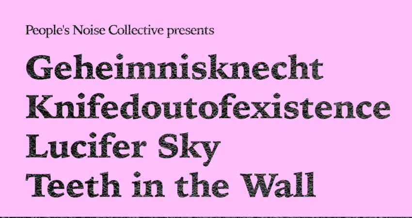 Knifedoutofexistence | Geheimnisknecht | Lucifer Sky | Teeth In The Wall