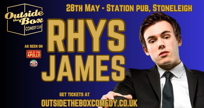 RHYS JAMES at Outside the Box Comedy Club, Stoneleigh 