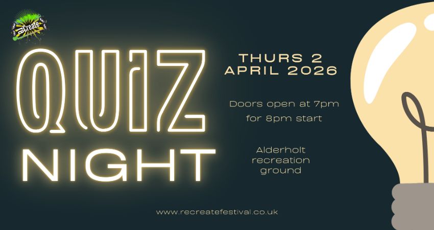 RECREATE FESTIVAL PRESENT - The Big Quiz! 