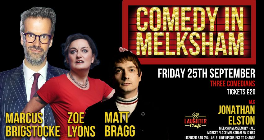 September's Comedy in Melksham 