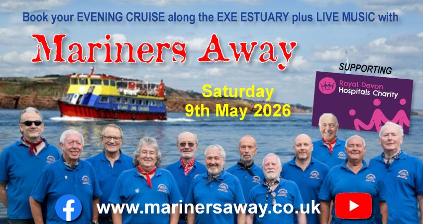 Mariners Away Charity Evening Cruise – Exe Estuary