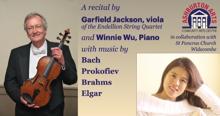 Garfield Jackson, viola & Winnie Wu, piano 