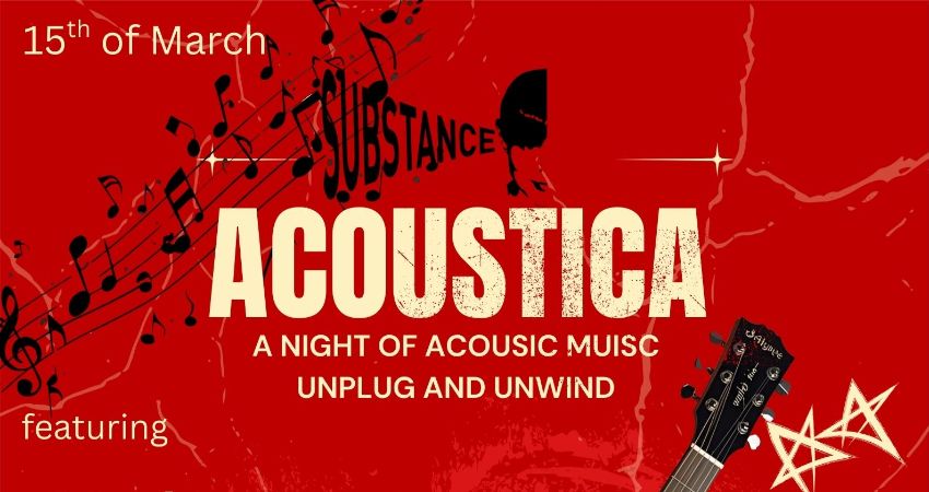 Substance presents Acoustica   Featuring – Marky Dawson 