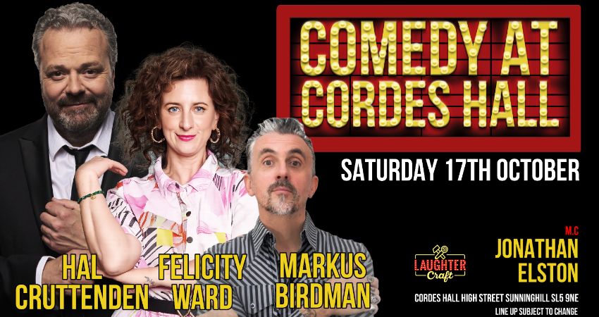 October's Comedy at Cordes Hall