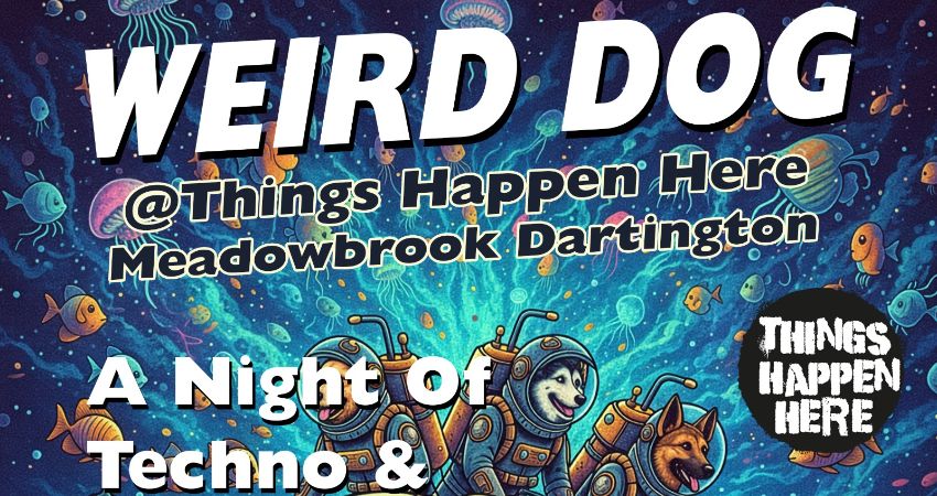 WeirdDog @ Things Happen Here, Dartington, Friday 13th March, 20.00 - 01.00