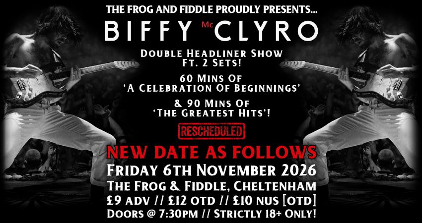 BIFFY MCCLYRO // DOUBLE HEADER FT. 'A CELEBRATION OF BEGINNINGS' & 'THE GREATEST HITS' 