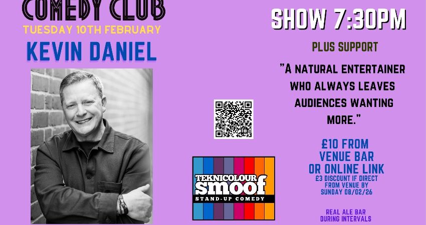 Telford Comedy Club with Kevin Daniel 