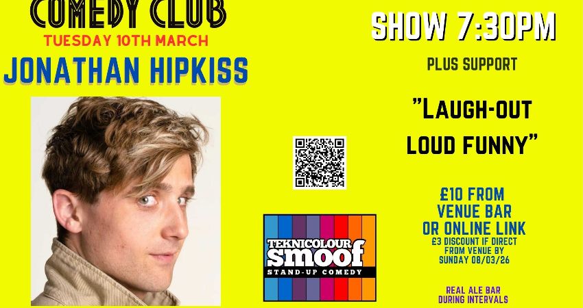 Telford Comedy Club with Jonathan Hipkiss 