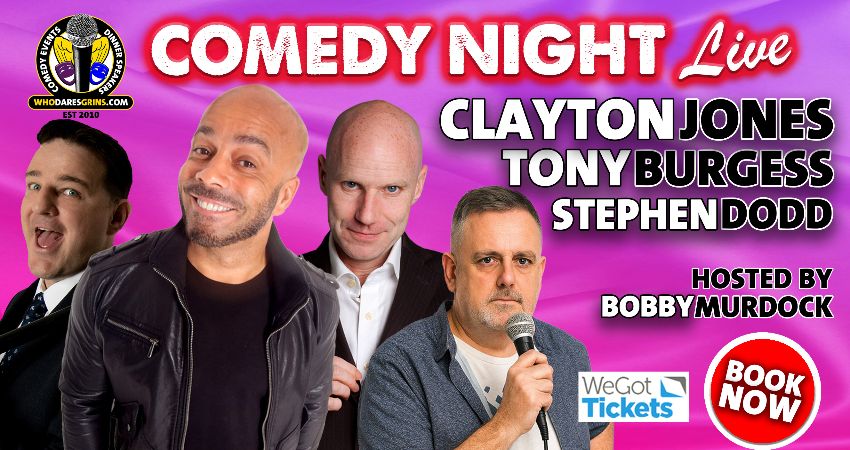 Comedy Night Live with Headliner Clayton Jones 