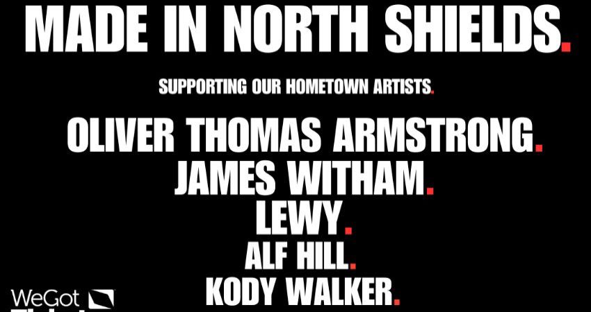MADE IN NORTH SHIELDS. Supporting our hometown artists.