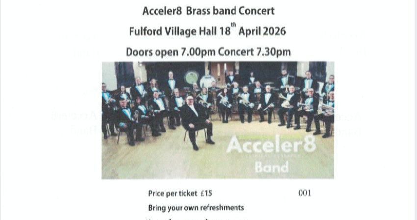 Acceler8 Brass Band Concert