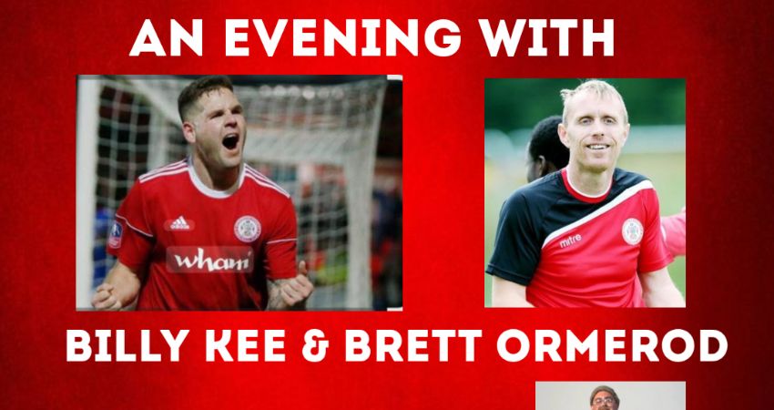 An Evening with Billy Kee & Brett Ormerod