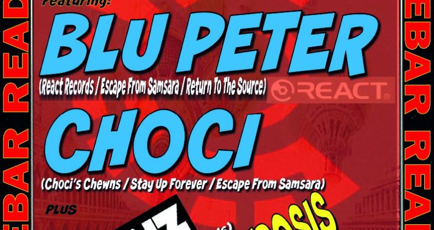 Future Transmissions presents Day Rave Number 3 Blu Peter/Choci 