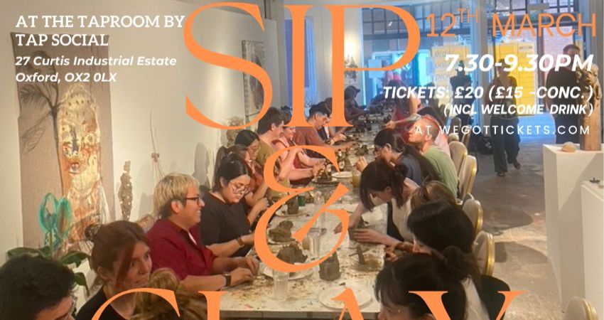 SIP & CLAY @ THE TAPROOM