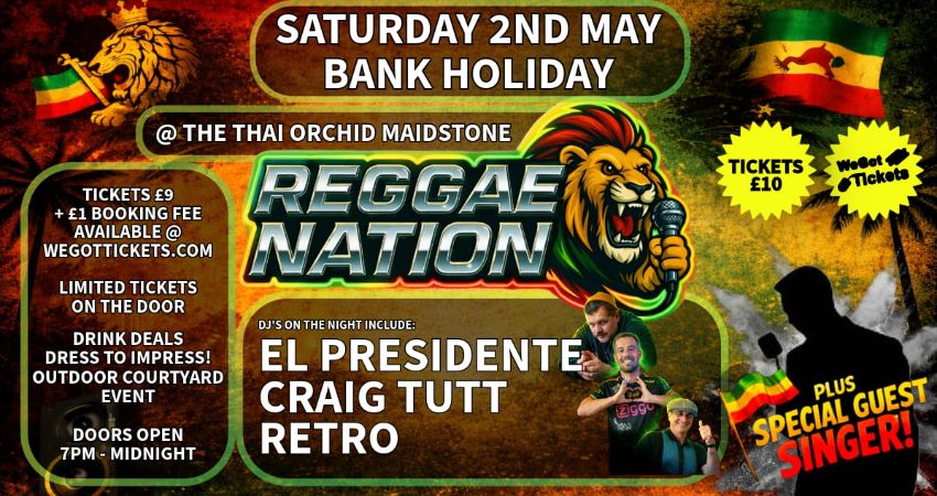 REGGAE NATION 2/5/26 /BH WKND / EL PRESIDENTE / DJ CRAIG TUTT / DJ RETRO + SPECIAL GUEST SINGER
