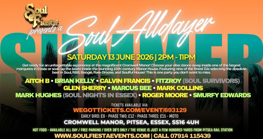 The Sumer Soul All Dayer 