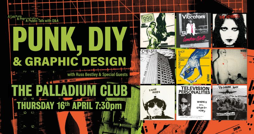 PUNK, DIY & GRAPHIC DESIGN — Talk, Q&A + DJ Sets