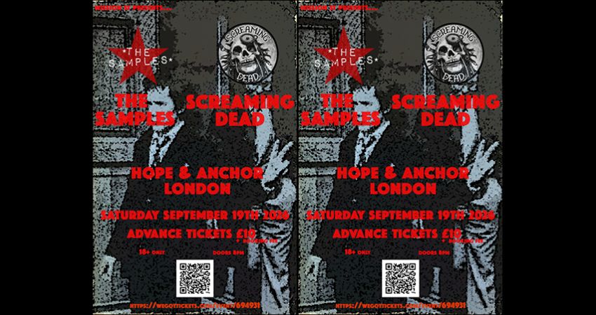 The Samples + Screaming Dead - Live at The Hope & Anchor London 