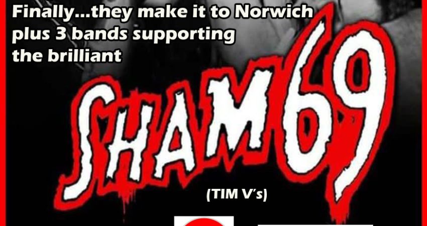 Tim V's SHAM 69 plus more!!! 