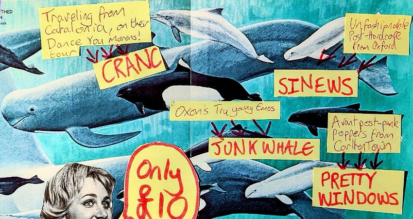 Cranc, Junk Whale, Sinews, Pretty Windows @ Jt Soar 25th April