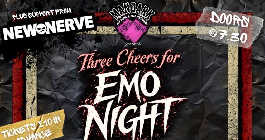 Mandark presents Three Cheers for EMO NIGHT 