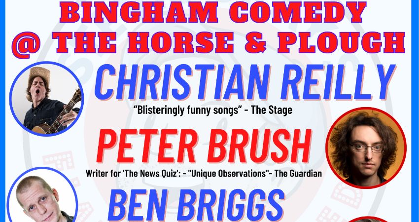 Bingham Comedy @ The Horse and Plough (April 2026) 