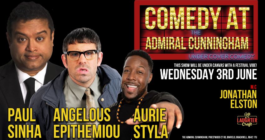 Under Cover Comedy at the Admiral Cunningham 
