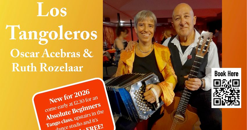 Tango Afternoons with Live Music for Dancing with Los Tangoleros 