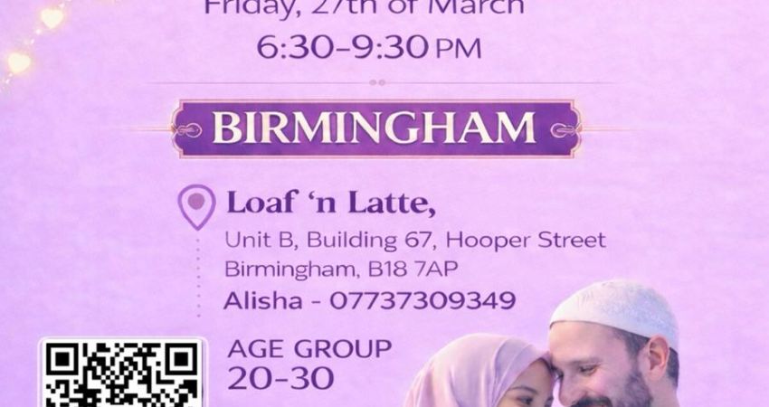 Muslim Marriage Events Birmingham - Meet and Match Muslim Singles Night 