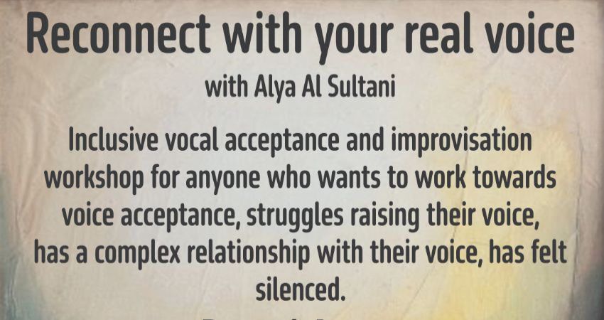Reconnect with your real voice 