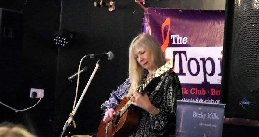 Becky Mills at The Topic 