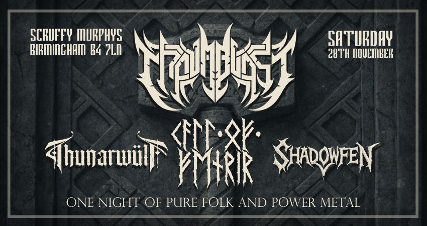 Thaumblast, Thunarwülf, Call Of Fenrir, Shadow Fen - Live at Scruffy Murphy's Birmingham
