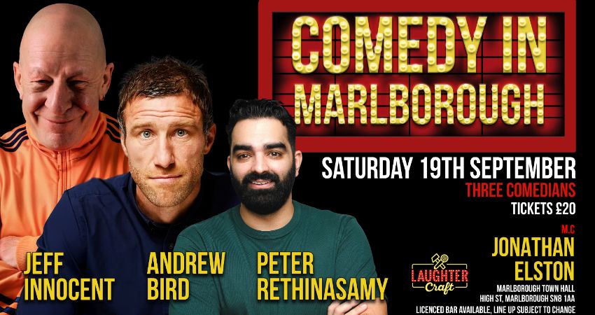September's Comedy in Marlborough 
