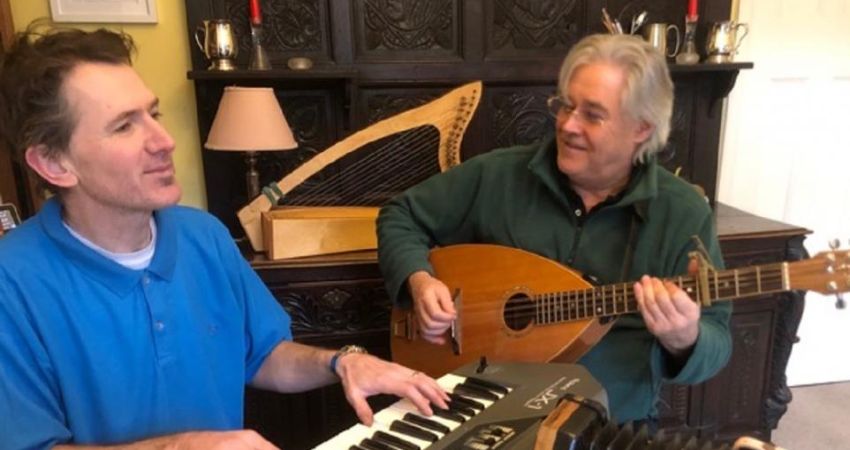 Tom Bliss with Den Miller,  and Slide 