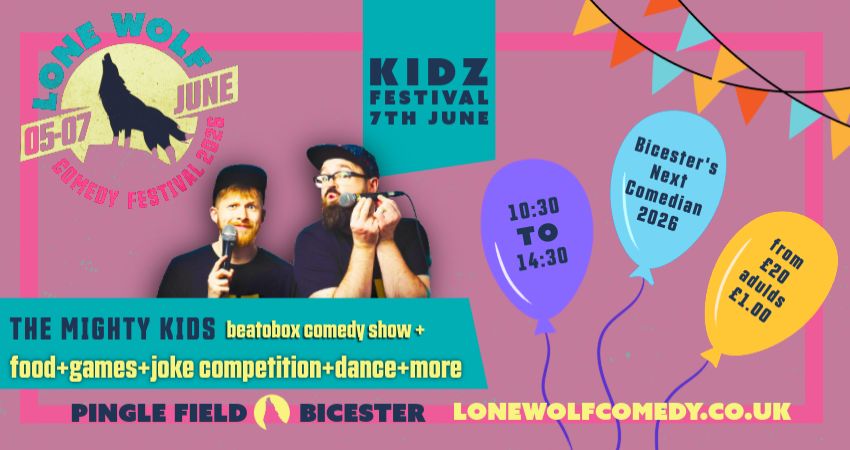 KIDZ COMEDY FESTIVAL in PINGLE FIELD 