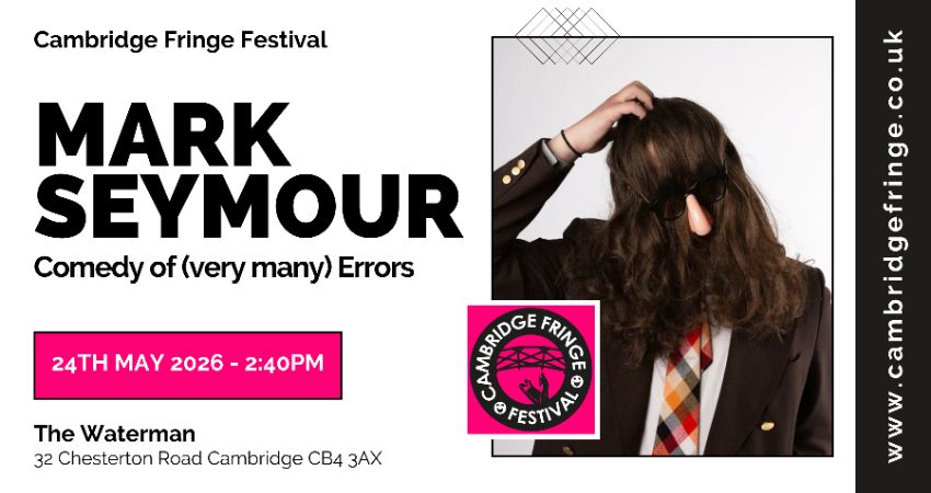 Mark Seymour: Comedy of (very many) Errors 