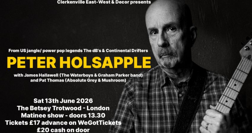 Peter Holsapple - from US jangle/ power pop legends The dB's & Continental Drifters 