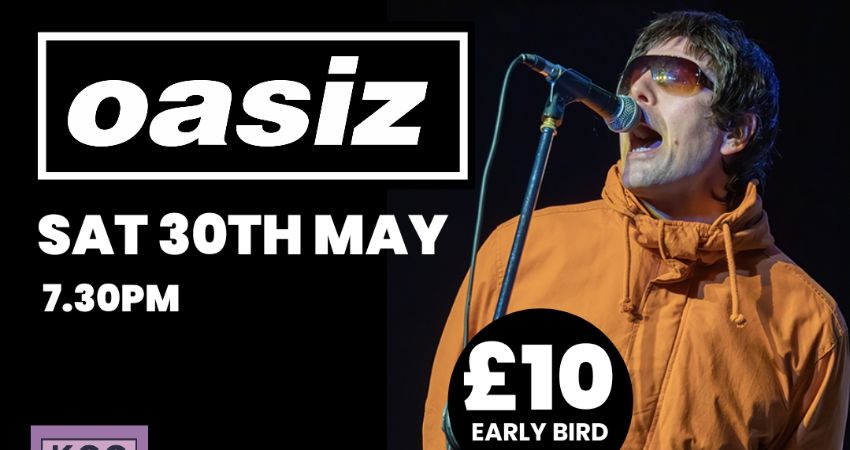 OASIZ LIVE AT KIRKGATE COMMUNITY CENTRE, SHIPLEY - SAT 30TH MAY 