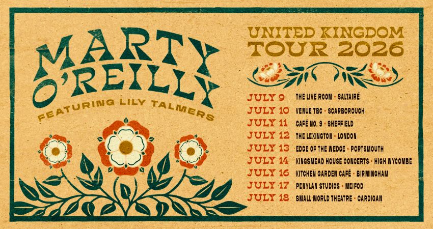 An evening with Marty O'Reilly at Cafe No9 