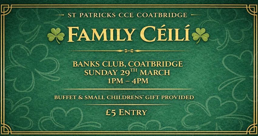 St Patrick’s CCE Coatbridge ‘Family Céilí’