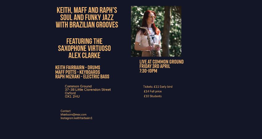 Keith, Maff and Raph’s Soul and Funky Jazz with Brazilian Grooves