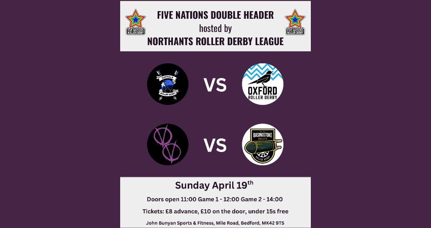 Five Nations Roller Derby Double Header: T5WE