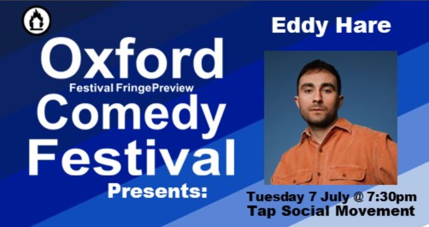 Eddy Hare at the Oxford Comedy Festival 